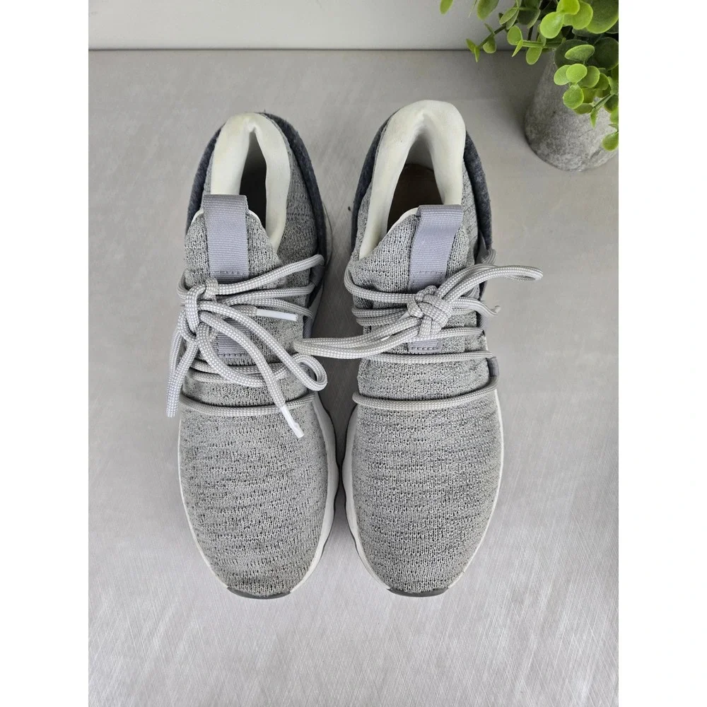 Sorel Kinetic Breakthru Knit Sneaker Women Gray Lace Up Comfort Shoes Size 8